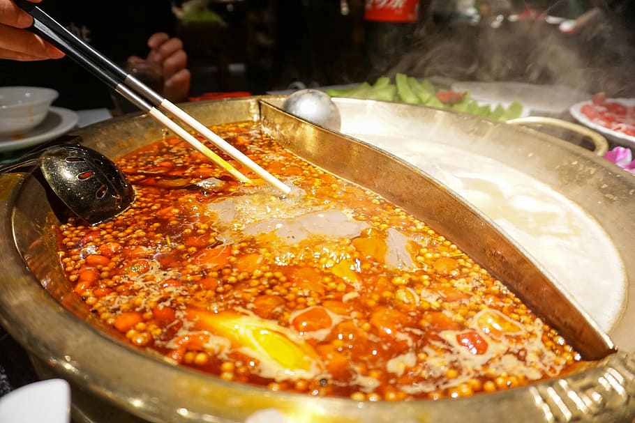 Hot Pot essen im Modern China in Deutz Mit Vergnügen Köln