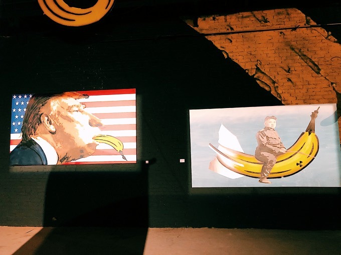 German Urban Pop Art Die Spektakulare Ausstellung Des Bananensprayers Thomas Baumgartel Mit Vergnugen Koln