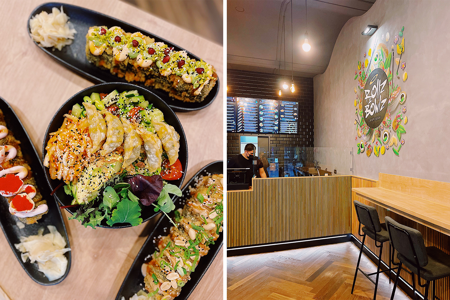 Crispy Sushi und Bowls bei Rollz & Bowlz Mit Vergnügen Köln