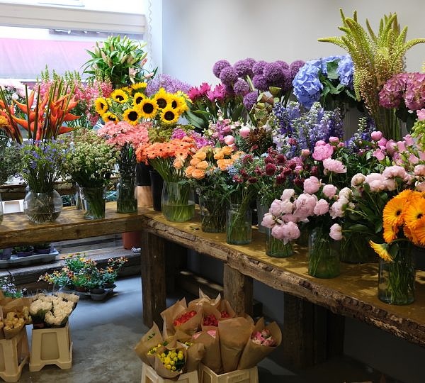 Ein echter Blickfang der neue Blumenladen Sør Bløøm an der Bonner