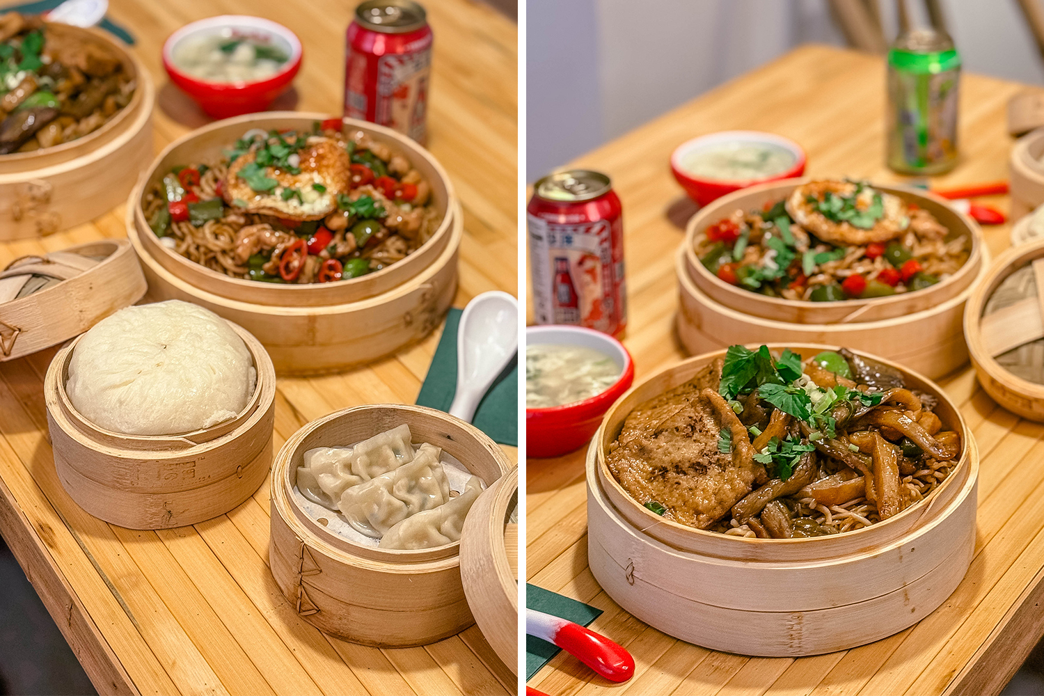 Chinesische Nudeln und Dumplings bei Bambuu Steamed Noodles | Mit ...